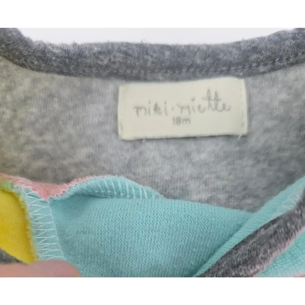 Miki Miette Retro Island Girl Multi Color‎ Terry Knit Swim Cover